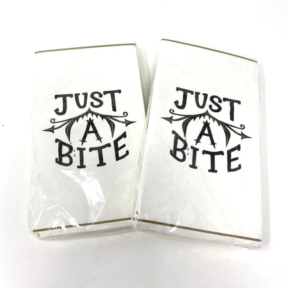 Target  Threshold™ (2) 16ct Halloween Disposable Napkins 'Just a Bite' Set of 2